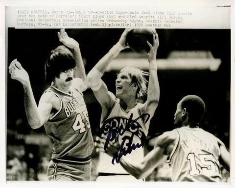 Jack Sikma Autographed Signed 8x10 Wire Photo Seattle Supersonics MCS 70236
