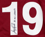 Greg Luzinski Signed Phillies Throwback Jersey Inscribed "80 WS Champs"(JSA COA)