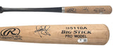 Omar Vizquel Autographed Rawlings Adirondack Pro Model Blonde Bat Beckett