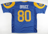 Isaac Bruce Signed Los Angeles Rams Jersey (Beckett) 4xPro Bowl Wide Receiver