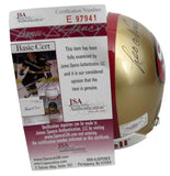 Leo Nomellini HOF San Francisco 49ers Autographed/Signed Mini Helmet JSA 213378