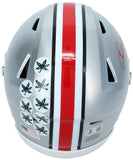 Chris Olave Autographed Ohio State Buckeyes Speedflex Midi Helmet Beckett