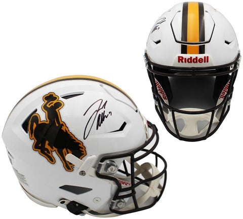 Josh Allen Signed Wyoming Cowboys Speed Flex Authentic NCAA Helmet