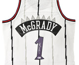 RAPTORS TRACY MCGRADY AUTOGRAPHED WHITE AUTHENTIC M&N 1998-99 JERSEY L BECKETT