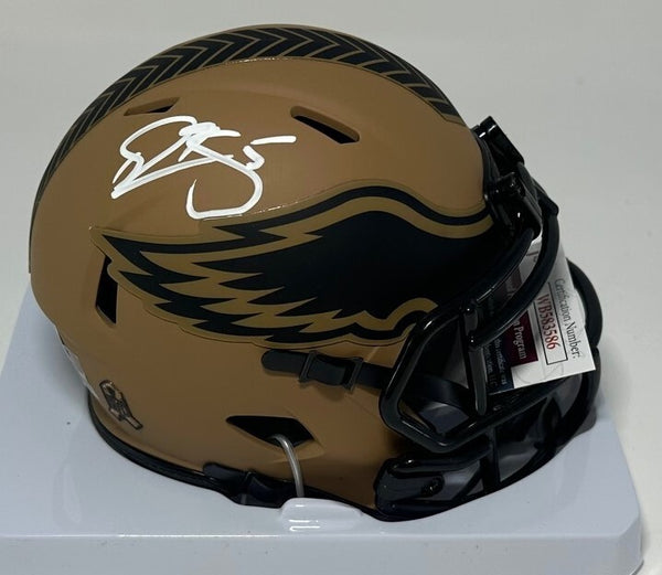 Eagles Quarterback DONOVAN McNABB Signed 2023 SALUTE Mini Helmet AUTO - JSA
