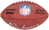 BO JACKSON AUTOGRAPHED NFL LEATHER FOOTBALL RAIDERS BECKETT WITNESS 218032