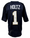Lou Holtz Signed Fighting Irish Jersey (JSA COA) Notre Dame 1988 National Champ