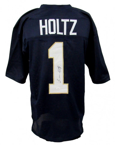 Lou Holtz Signed Fighting Irish Jersey (JSA COA) Notre Dame 1988 National Champ