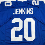 Autographed/Signed Janoris Jenkins Jackrabbit New York Blue Jersey JSA COA