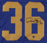 Jerome Bettis Signed Los Angeles Rams Jersey (Beckett) Rookie of the Year 1993