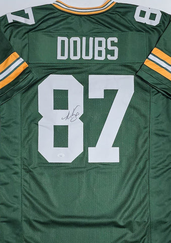 Packers Receiver ROMEO DOUBS #87 Signed Custom Replica Green Jersey AUTO - JSA