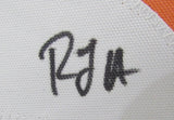 RJ Harvey Signed/Autographed Navy Denver Broncos Football Jersey JSA 208133