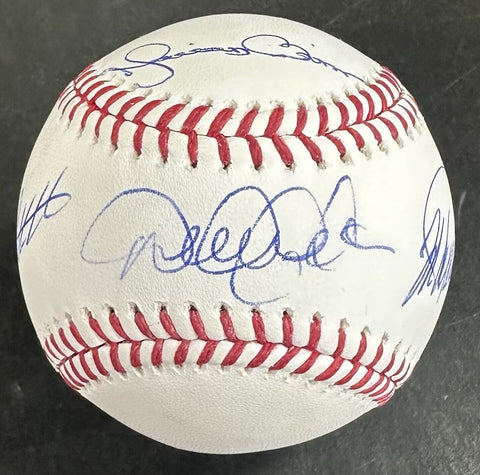 Derek Jeter Rivera Posada Pettitte Core 4 Yankees Auto Baseball Signed Fanatics