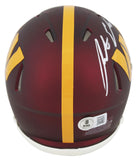 Commanders Austin Ekeler Authentic Signed Speed Mini Helmet BAS Witnessed
