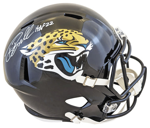 Jaguars Tony Boselli "HOF 22" Signed Full Size Speed Rep Helmet BAS Witnessed