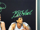 LARRY BIRD, MCHALE & PARRISH AUTOGRAPHED FRAMED 16X20 PHOTO BECKETT 234603