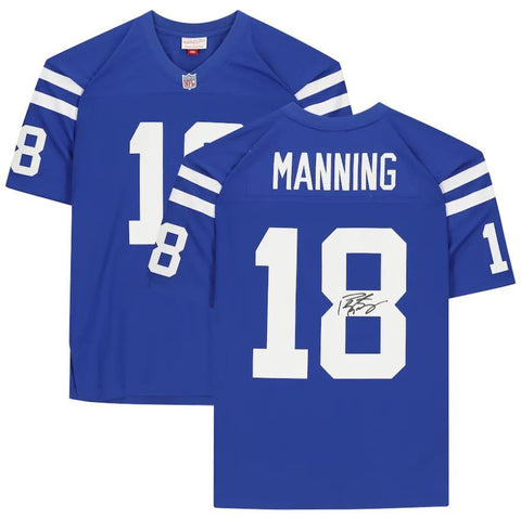 Peyton Manning HOF Autographed Mitchell & Ness Football Jersey Colts Fanatics