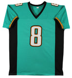 Mark Brunell Authentic Signed Teal Pro Style Jersey Autographed BAS Witnessed