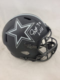 JAVONTE WILLIAMS SIGNED DALLAS COWBOYS F/S ECLIPSE SPEED REPLICA HELMET BECKETT