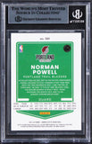 Blazers Norman Powell Authentic Signed 2021 Donruss Optic #121 Card BAS Slabbed