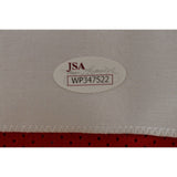 John Brodie Autographed/Signed Pro Style Red Jersey JSA 44091