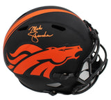 Mike Shanahan Signed Denver Broncos Speed Full Size Eclipse NFL Helmet