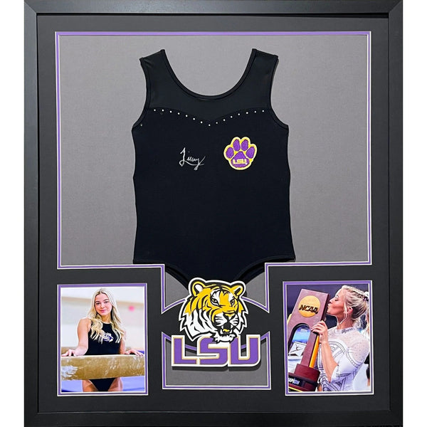 Livvy Dunne Autographed Signed Framed LSU Leotard Jersey JSA