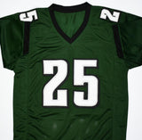 LeSean McCoy Autographed Green Pro Style Jersey w/ Fly Eagles Fly-Beckett W Holo