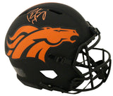 Peyton Manning Signed Denver Broncos Authentic Eclipse Helmet FAN 27693