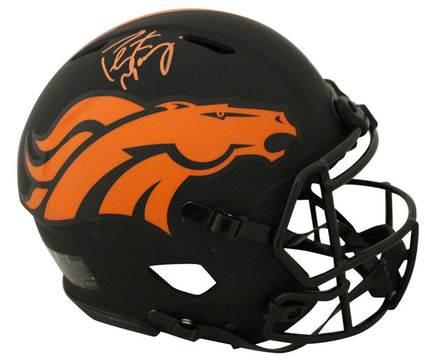 Peyton Manning Signed Denver Broncos Authentic Eclipse Helmet FAN 27693