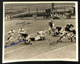 Doc Blanchard/Hank Foldberg/Arnold Tucker Signed 8x10 Photo Army Football 196010