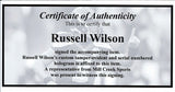 Russell Wilson Signed Super Bowl Leather Football Seattle Seahawks RW Holo