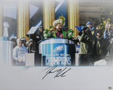 Jason Kelce Philadelphia Eagles Signed/Auto 16x20 Podium Photo PSA/DNA 190360