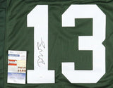 Dontayvion Wicks Signed Green Bay Packers Jersey (JSA COA) 2023 Draft Pick W.R.
