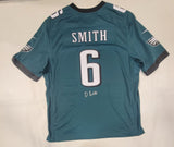 DEVONTA SMITH SIGNED PHILADELPHIA EAGLES SUPER BOWL NIKE SCREENPRINT XL JERSEY