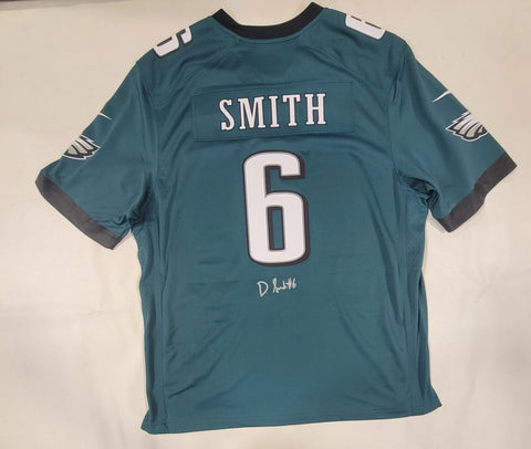 DEVONTA SMITH SIGNED PHILADELPHIA EAGLES SUPER BOWL NIKE SCREENPRINT XL JERSEY