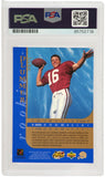 Jake Plummer Signed Cardinals 1997 Upper Deck RC Card #6 w/Snake - (PSA/DNA)