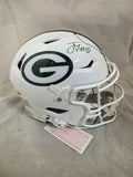 JORDAN LOVE SIGNED GREEN BAY PACKERS ALTERNATE SPEEDFLEX AUTHENTIC HELMET BAS QR