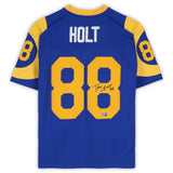 Torry Holt Autographed LA Rams Mitchell & Ness 1999 Legacy Jersey Fanatics