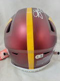 JOE THEISMANN "83 MVP" SIGNED WASHINGTON SPEEDFLEX AUTHENTIC HELMET BECKETT QR