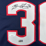 Autographed/Signed Breanna Stewart UConn Connecticut Blue College Jersey JSA COA