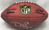 Devon Witherspoon Autographed NFL Leather Football Seahawks Flat Beckett W811805