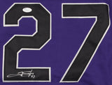 Trevor Story Signed Colorado Rockies 25th Anniversary Majestic Jersey (JSA COA)