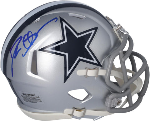 Deion Sanders Dallas Cowboys Autographed Riddell Speed Mini Helmet