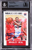 Wizards Bradley Beal Authentic Signed 2015 Hoops #7 Card Autographed BAS Slabbed