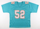 Elandon Roberts Signed Miami Dolphins Jersey (JSA COA) 2xSuper Bowl Champion L.B