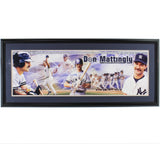 Don Mattingly Signed New York Yankees Framed 42x18 MLB Photo