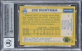 49ers Joe Montana Authentic Signed 1982 Topps #488 Card Auto 10! BAS Slabbed 3
