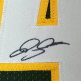 Framed Autographed/Signed Ray Allen 35x39 Seattle Green Jersey Beckett COA