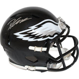 D'Andre Swift Signed Philadelphia Eagles 22 Alt Mini Helmet Beckett 43042
